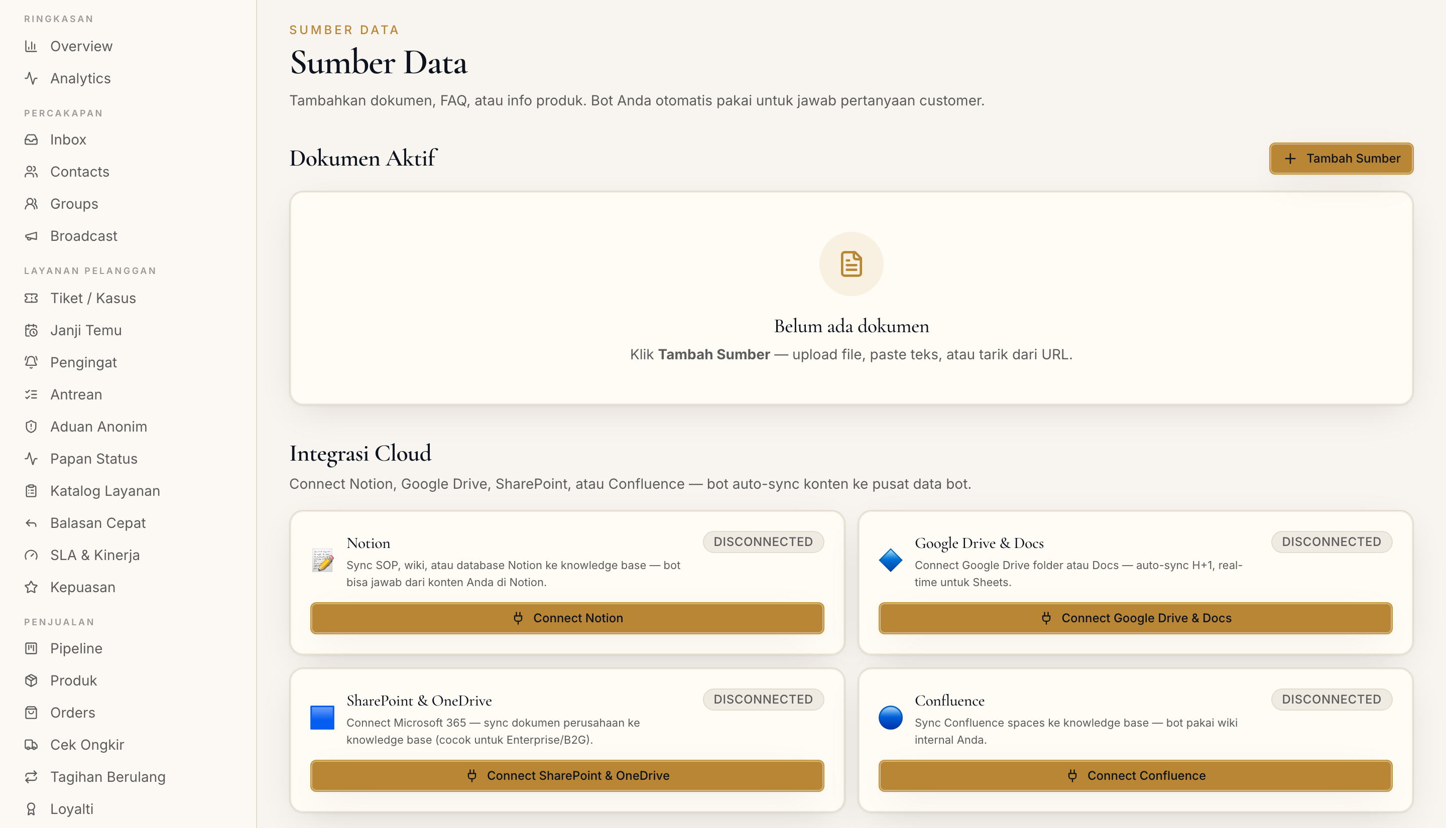 Halaman Knowledge Base